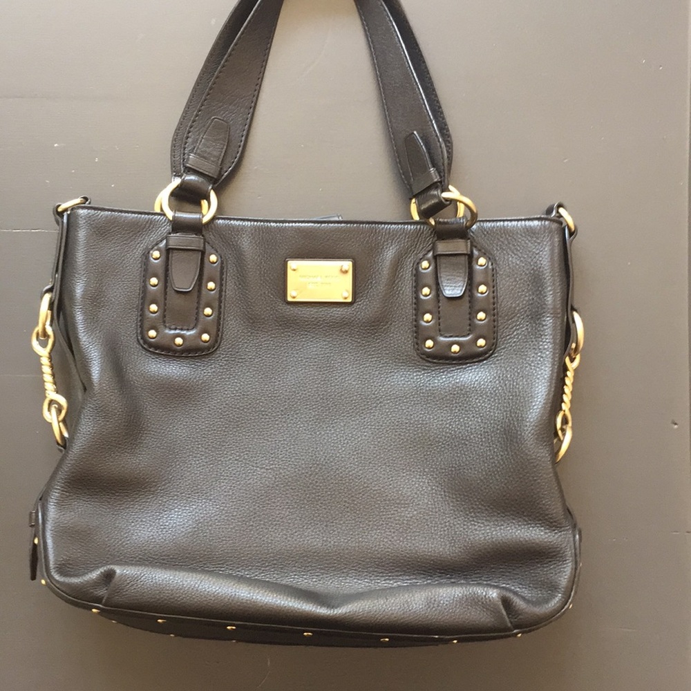Black Michael Kors Leather Handbag